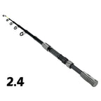 2.1-3.6 Meters Cheap Fishing Rods Lure Spinning Carbon Telescopic Rod Long Shot Trout Lake Sea Fish Rods Fishing Accessories
