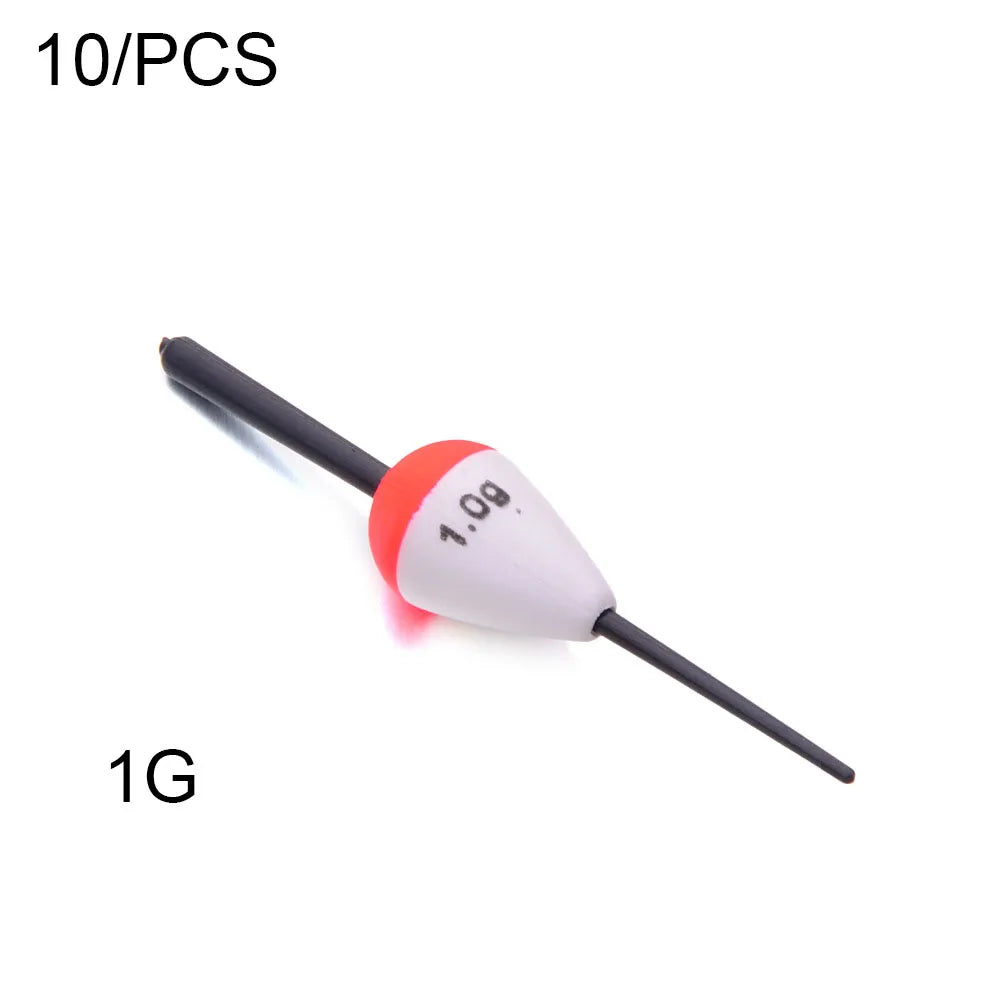 10Pcs Fishing Float Foam Fish Floats Drift Big Belly Drifts Long Casting Drifts 1g/2g/3g/5g/10g Buoy Flotador Gear Fishs Float