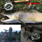 Goture Fly Fishing Reel 3/4 5/6 7/8 9/10 2+1BB Max Drag 8kg Lightweight CNC-machined Large Arbor Left/Right Fly Reel+Spare Spool