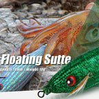 Fishing Accessories 78Mm 10G Floating Squid Jig Jigging Fishing Lure Artificial Plastic Squid Hook for Sea Boat Fishing Tools