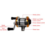 New Metal Drum Reelsmall Foot Pen Fishing Rod Special Fishing Line Reelice Fishing Reelleft And Right Hand Reels