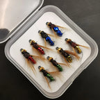 Fly Fishing Flies Kit Artificial Bait Nymph Scud Fly Bug Worm Trout Fishing Flies Insect Fishing lure Pack of 4pcs /8pcs /32pcs
