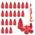 60/30/20/15/10Pcs Fishing Weights Sinkers Bullet Worm Weights Slip Sinkers Sliding Fishing Weights Texas Rigs Tackle Accessories