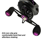 Fishing Baitcasting Reel All Metal Spool 18+1BB 10kg/22LB Max Drag Speed Ratio 7.2:1 Magnetic Metal Casting Pesca Fishing Reels