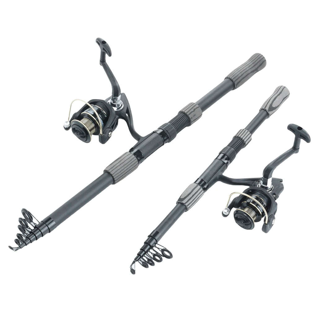 2.1-3.6 Meters Cheap Fishing Rods Lure Spinning Carbon Telescopic Rod Long Shot Trout Lake Sea Fish Rods Fishing Accessories