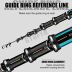 2.7m-7.2m Fishing Rods High 60T Carbon Ultralight Telescopic Surfcasting Spinning Rock Fishing Rod  Coast Sea Fishing Freshwater