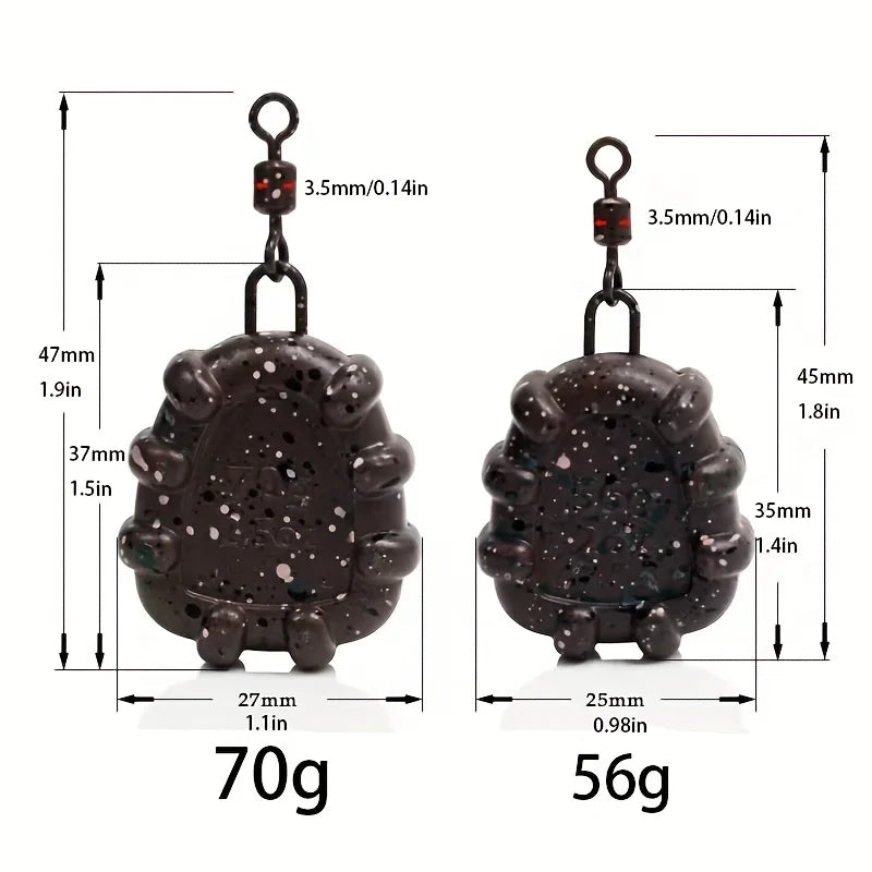 YOTO 42g/56g/70g/85g Carp Fishing Weights,Pure Lead Fishing Weights  Fishing Accessories