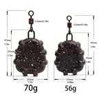 YOTO 42g/56g/70g/85g Carp Fishing Weights,Pure Lead Fishing Weights  Fishing Accessories