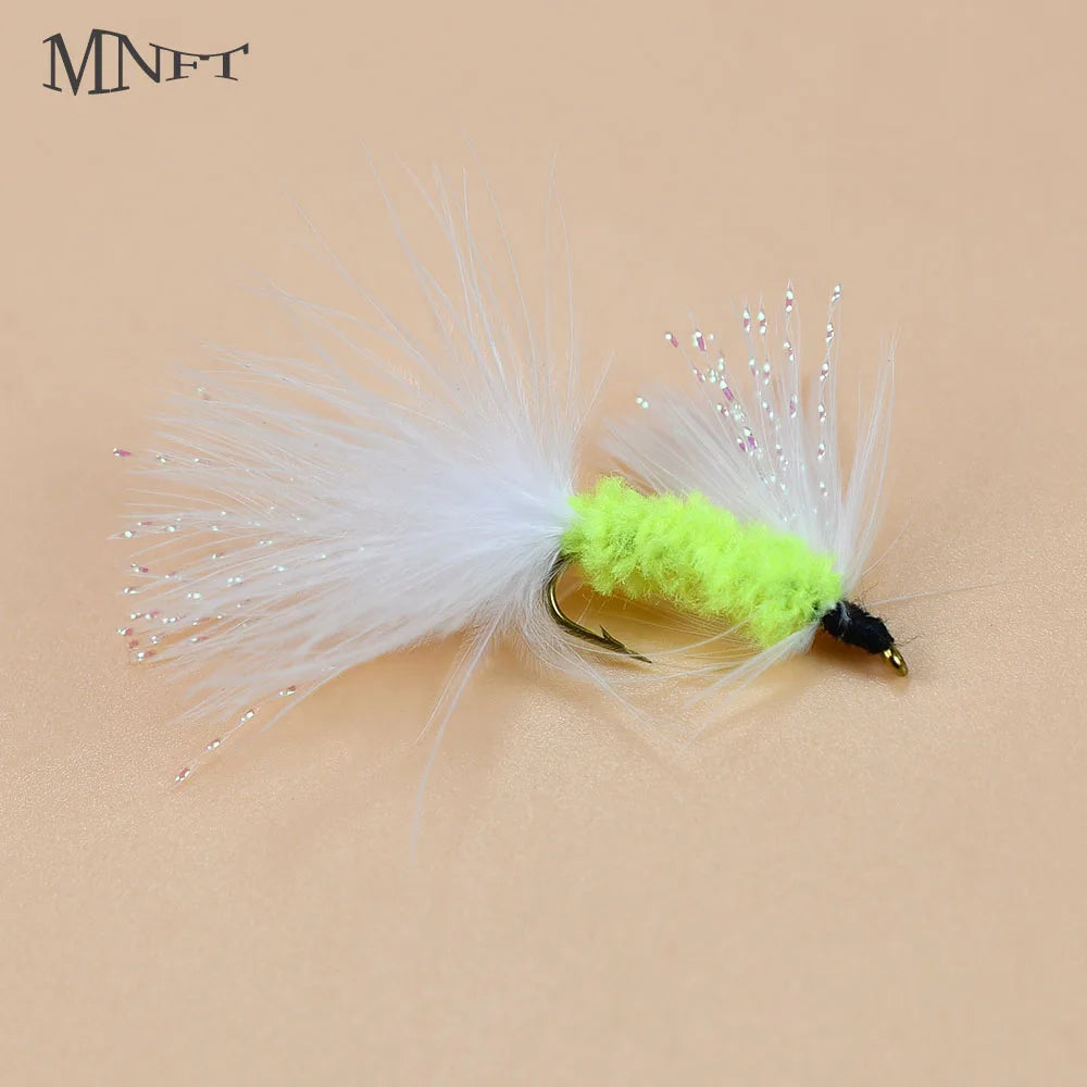 8Pcs Woolly Bugger Fly Fishing Flies for Trout, Bass and Salmon-Streamer Assortment Wet Flies-Ideal Flies for Fly Fishing