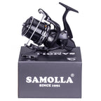 Fishing Reel Distant Wheel Sea Surf Spinning Reels Carbon Drag 27kg 13+1BB Saltwater Boat Coil Accesorios Open Face Carretilha