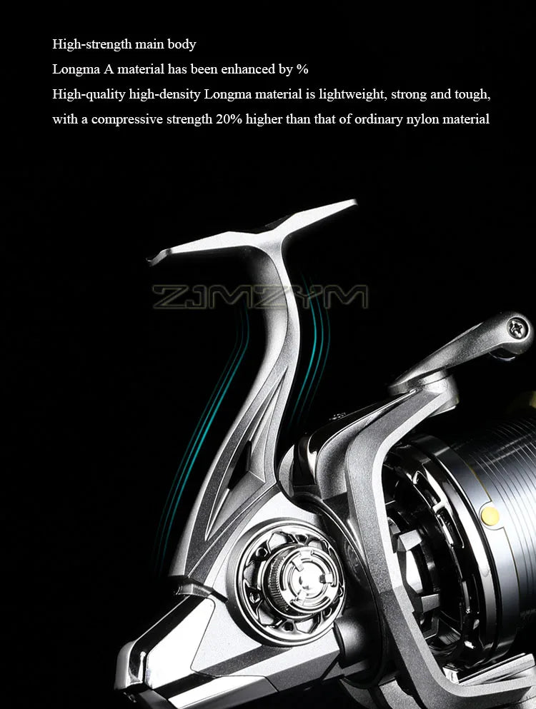 18KG Large Drag Fishing Reels Sea Fishing Waterproof Spinning Reel 4.8:1 Speed Saltwater Freshwater Carp Fishing Reel Fish Pesca