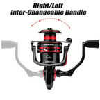 PROBEROS Fishing Reel 5.2:1 1000-6000 Max Drag 9KG Spinning Reels Metal Spool Reel drag fishing reel,Fishing Accessories