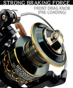 Lightweight Spinning Reel 2000 3000 4000 5000 6000 7000 Coil 5.2:1 Lure Fishing Reels Tackle for Trout Peche Bass Pike Zander
