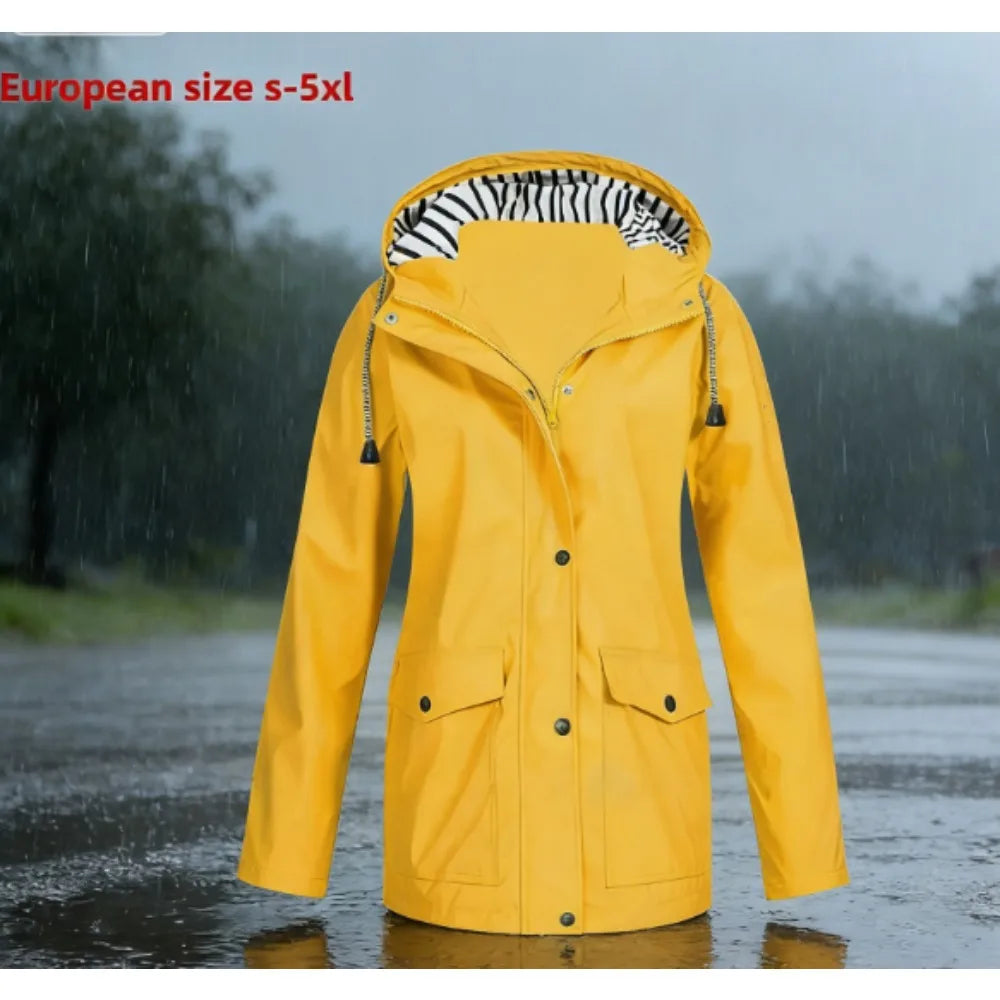 Waterproof Winter Jacket for Women Thermal Windbreaker Raincoat Ski Hiking Outdoor