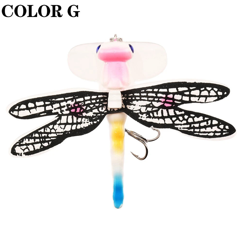 Topwater Dragonfly Dry Flies Insect Fly Fishing Lure 6G 7.5CM Trout Popper Artificial Bait Wobblers For Trolling Hard Lure