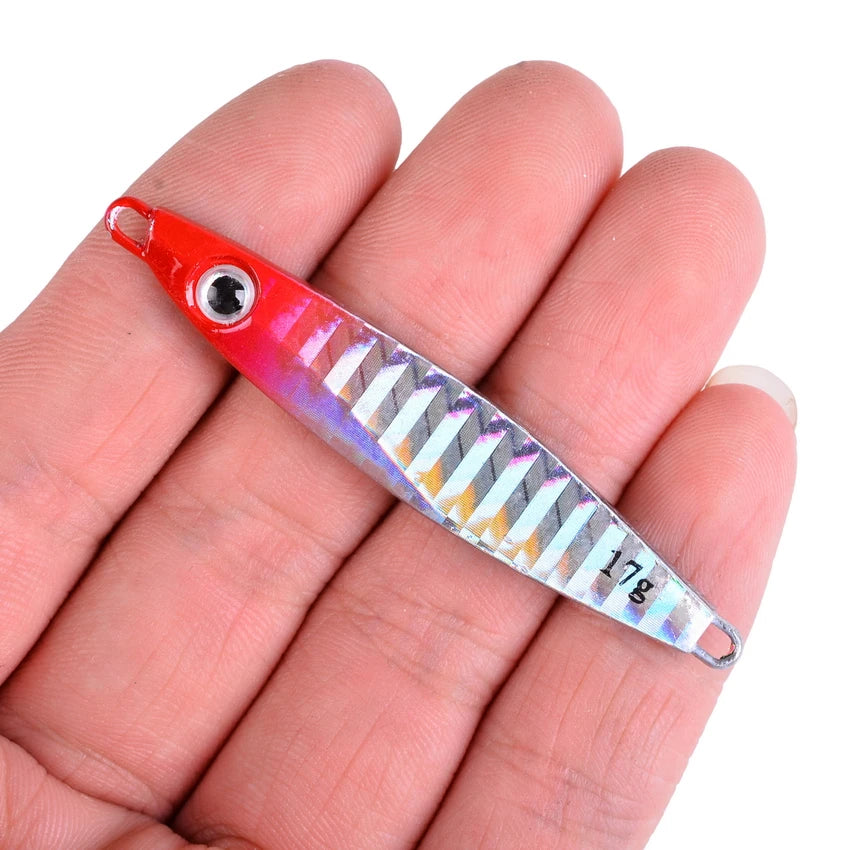 2026 Metal Jig Fishing Lure Weights 7g-40g Trolling Hard Bait Bass Fishing Bait Tackle Trout Jigging Lure Jigs Saltwater Lures