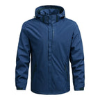 Men's Waterproof Rain Jacket Lightweight Outer Hooded Outdoor Raincoat Hiking Windproof Jacket Climbing Outdoor Jackets