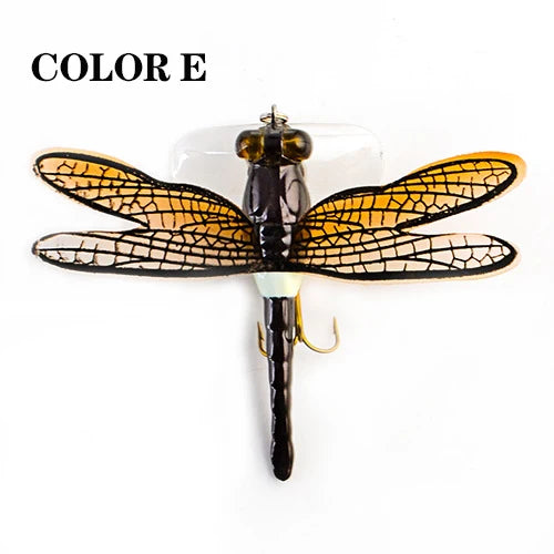 Topwater Dragonfly Dry Flies Insect Fly Fishing Lure 6G 7.5CM Trout Popper Artificial Bait Wobblers For Trolling Hard Lure