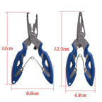 Fishing Pliers Tools Accessories for Goods Tackle Pliers Vise Knitting Flies Scissors Braid Set Fish  Tongs Multifunction