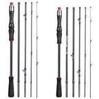 Sougayilang Lure Fishing Rod 1.8m 2.1m Spinning  Bait Casting Rod Carbon Fiber EVA Handle Fishing Pole for Fishing Pesca
