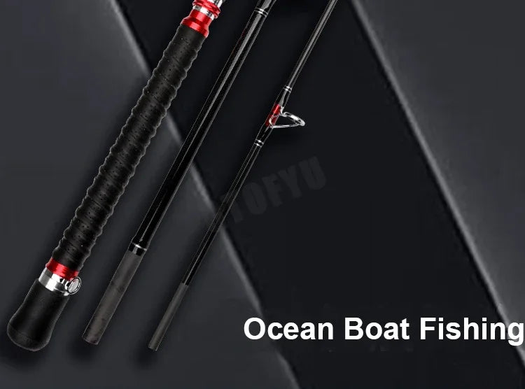 Fishing Lure Rod 1.8m 2.1m Lure 70-250g Strong Trolling Fishing Rod Carbon Hard Fast Surf Boat  Spining Fishing Rods Travel Pole