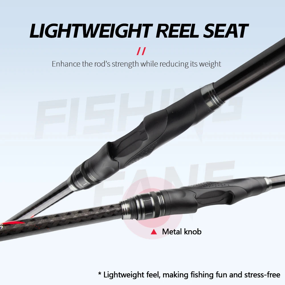 FISHINGFANS 3.6m 3.9m 4.2m 4.5m Fishing Rods Telescopic Surfcasting Spinning Rock Sea Fishing Rod