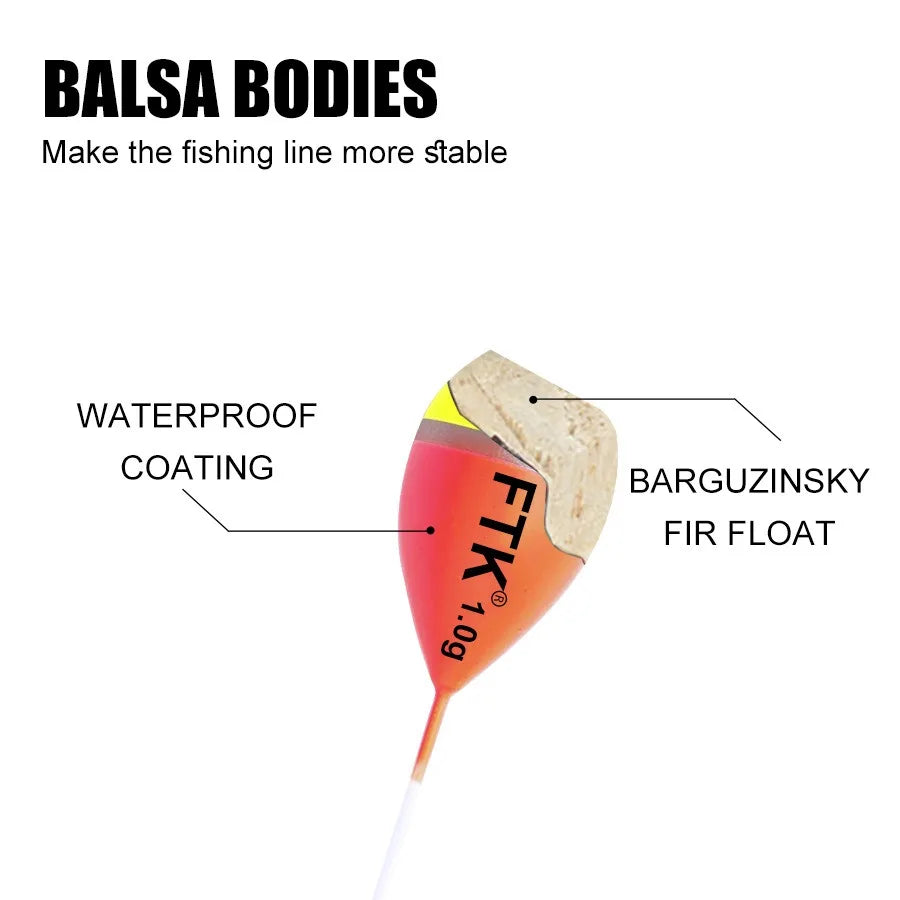 5 Carp Fishing Floats, Vertical Float, Big Belly Float, Wild Fishing, Eye catching Shallow Water Float, Fishing Gear Supplies