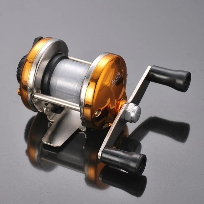 New Metal Drum Reelsmall Foot Pen Fishing Rod Special Fishing Line Reelice Fishing Reelleft And Right Hand Reels
