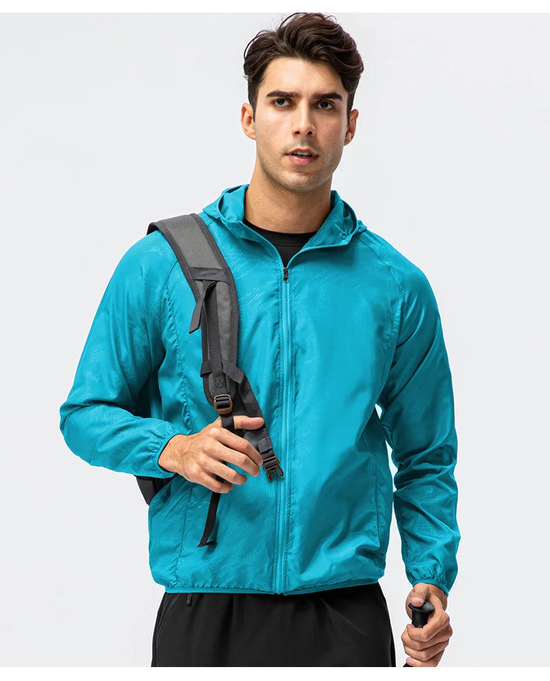 Men's Waterproof Jacket Men Women Windbreaker Women Sun Protect Clothing Fishing Rain Wind Breaker Jacket Climbing Clothes ﻿