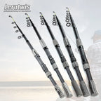 2.1-3.6 Meters Cheap Fishing Rods Lure Spinning Carbon Telescopic Rod Long Shot Trout Lake Sea Fish Rods Fishing Accessories