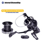 Fishing Reel Distant Wheel Sea Surf Spinning Reels Carbon Drag 27kg 13+1BB Saltwater Boat Coil Accesorios Open Face Carretilha