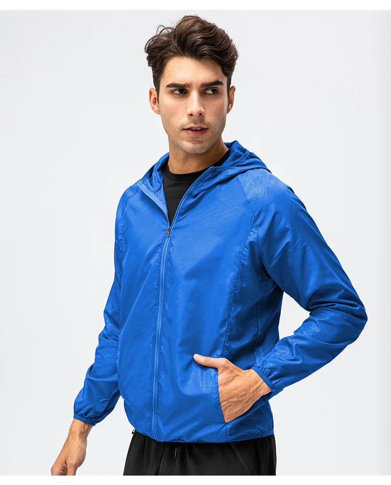 Men's Waterproof Jacket Men Women Windbreaker Women Sun Protect Clothing Fishing Rain Wind Breaker Jacket Climbing Clothes ﻿