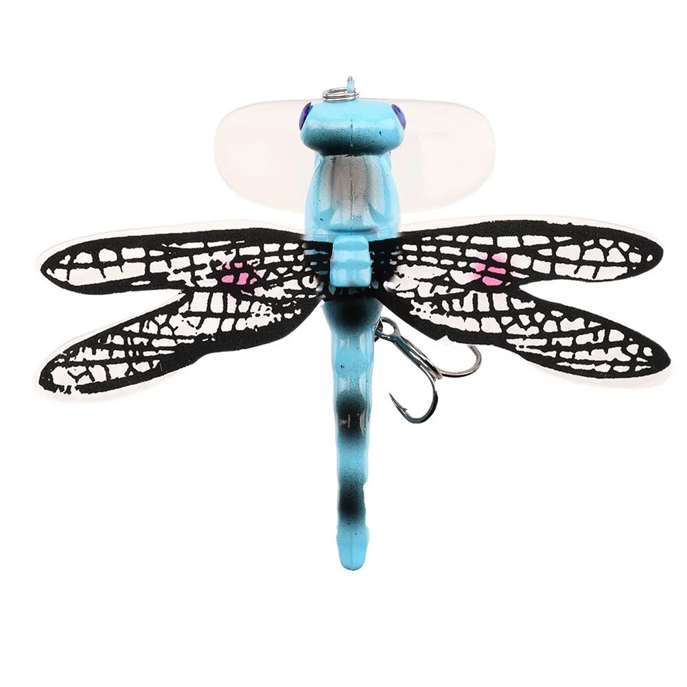 1PCS 7.5cm/6.2gTopwater Dragonfly Dry Flies Insect Fly Fishing Lure Trout Popper Artificial Bait Wobblers For Trolling Hard Lure