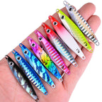 2026 Metal Jig Fishing Lure Weights 7g-40g Trolling Hard Bait Bass Fishing Bait Tackle Trout Jigging Lure Jigs Saltwater Lures