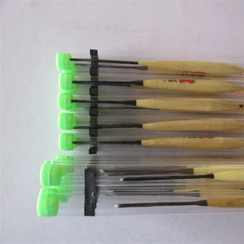 5Pcs/lot Fishing Floats Wood Balsa Flotteur Peche Shallow Water Ice Floating  Bobbers Wooden Float Fishing Accessories Tackle