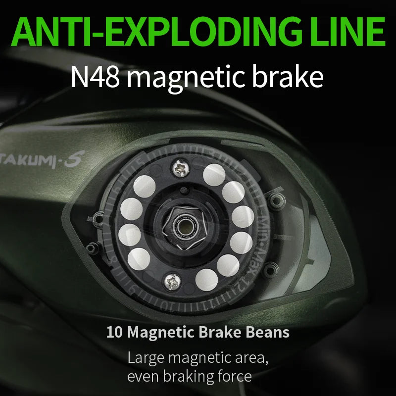 LINNHUE Baitcasting Fishing Reel Micro Fish WK1000 Reel Max Drag 8kg Gear Ratio 7.2:1 Fishing Reel Goods Accessorie
