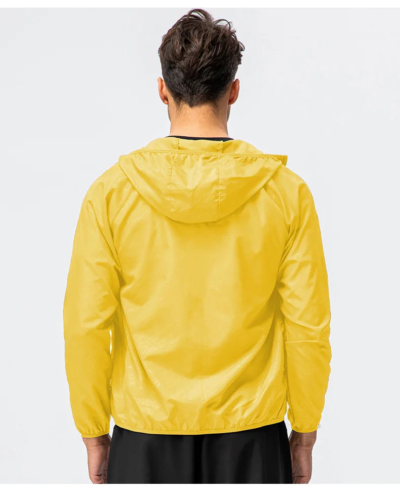 Men's Waterproof Jacket Men Women Windbreaker Women Sun Protect Clothing Fishing Rain Wind Breaker Jacket Climbing Clothes ﻿