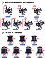 Fishing Reel Distant Wheel Sea Surf Spinning Reels Carbon Drag 27kg 13+1BB Saltwater Boat Coil Accesorios Open Face Carretilha