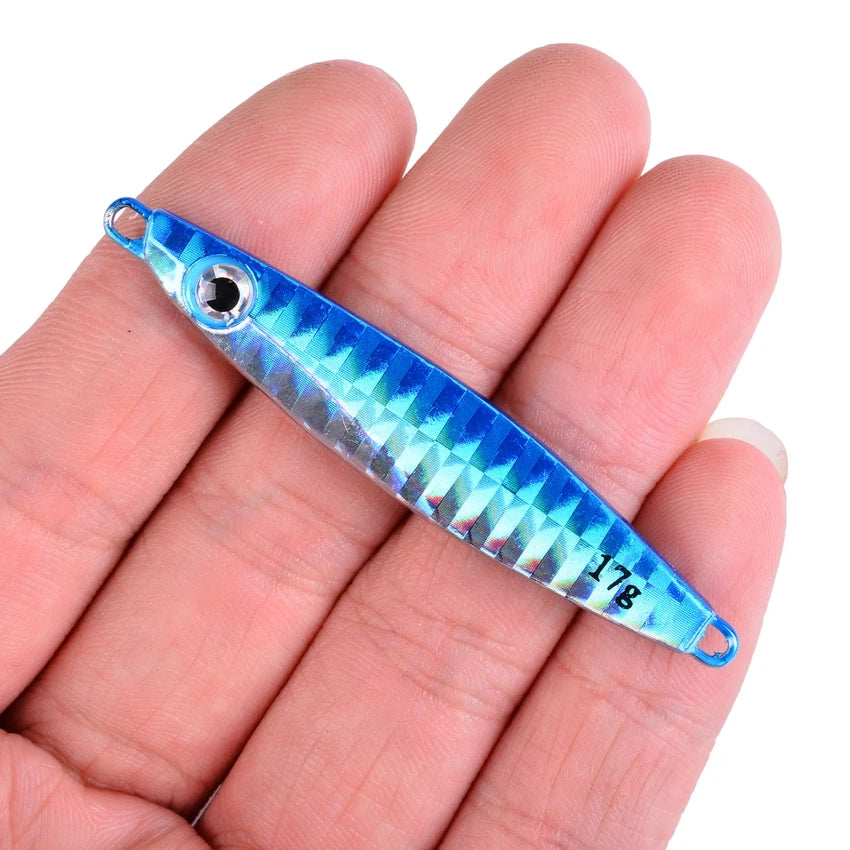 2026 Metal Jig Fishing Lure Weights 7g-40g Trolling Hard Bait Bass Fishing Bait Tackle Trout Jigging Lure Jigs Saltwater Lures