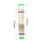 10Pcs/lot Fishing Floats Balsa Flotteur Peche Shallow Water & Ice Floating Bobbers Wooden Float For Fishing Accessories Tackle