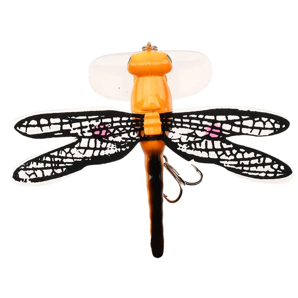 1PCS 7.5cm/6.2gTopwater Dragonfly Dry Flies Insect Fly Fishing Lure Trout Popper Artificial Bait Wobblers For Trolling Hard Lure