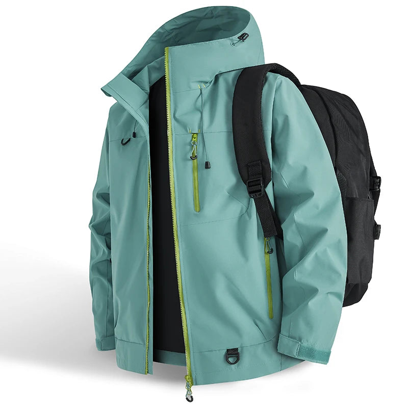Waterproof Hiking Jackets Man Outdoor Fishing Cycling Jacket Women Motocross Mountain Bike Coat Unisex Outerwear Daily Wear