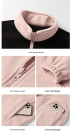 Outdoor Windproof Waterproof Warm Breathable Wear-resistant Jacket For Autumn Winter Outdoor Sports Hiking Couple's Jacket