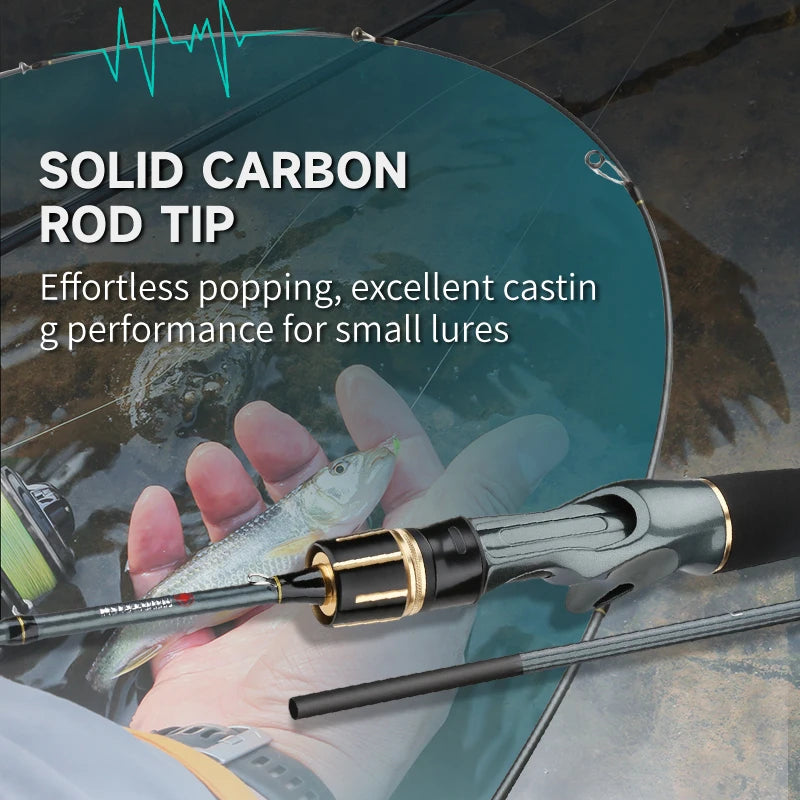 Trout Fishing L+UL Tips Fishing Rod Trout Fishing Light Rod Spinning Baitcasting Lure Fishing Rod Octopus Squid Fishing Tackle