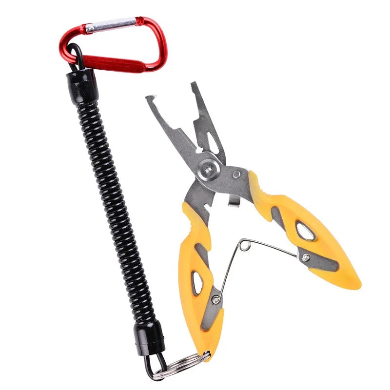 Fishing Pliers Tools Accessories for Goods Tackle Pliers Vise Knitting Flies Scissors Braid Set Fish  Tongs Multifunction