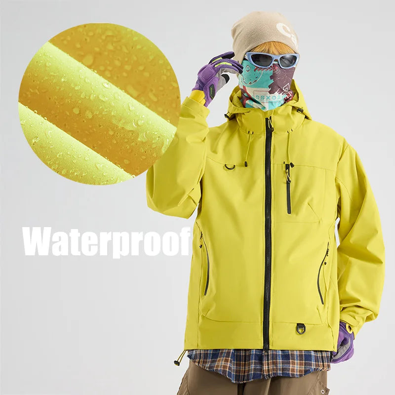 Unisex Hiking Jacket Waterproof Autumn Windbreaker Ourdoor Hooded Coats Women New Jacket Men Fishing Camping Climbing Coats