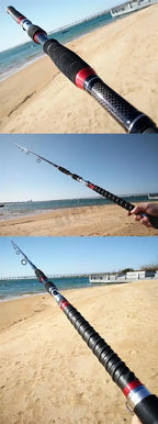 Fishing Lure Rod 1.8m 2.1m Lure 70-250g Strong Trolling Fishing Rod Carbon Hard Fast Surf Boat  Spining Fishing Rods Travel Pole