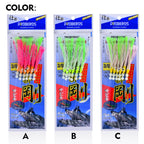 Fishing Lure Luminous Squid Skewer Hook with Hairtail Mackerel Boat for Large Objects Biomimetic Fish Hook Fishing Group Bait