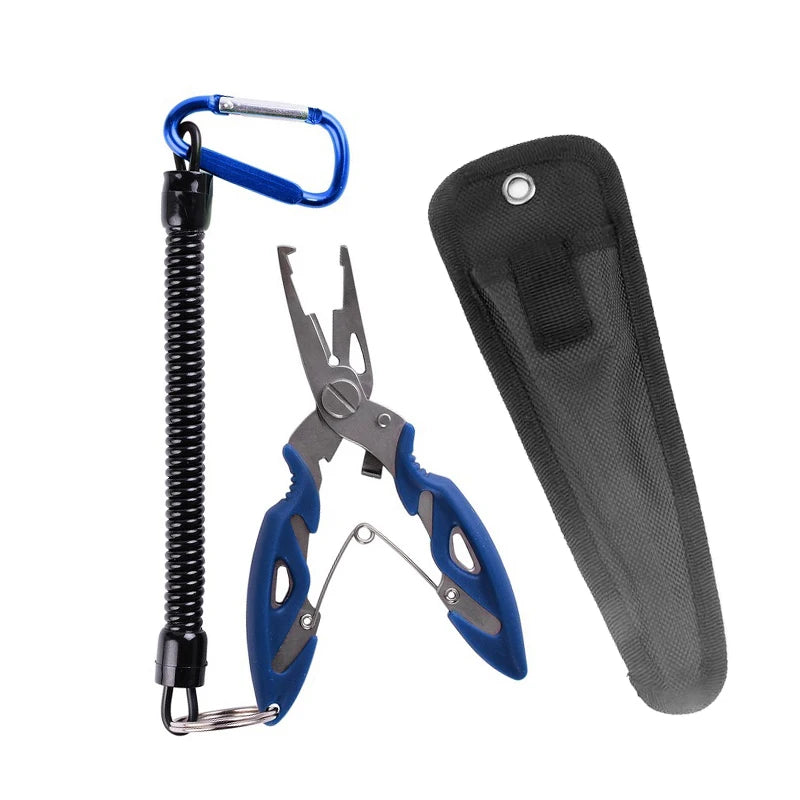 Fishing Pliers Tools Accessories for Goods Tackle Pliers Vise Knitting Flies Scissors Braid Set Fish  Tongs Multifunction