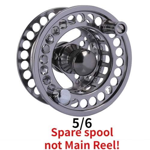 Goture Fly Fishing Reel 3/4 5/6 7/8 9/10 2+1BB Max Drag 8kg Lightweight CNC-machined Large Arbor Left/Right Fly Reel+Spare Spool